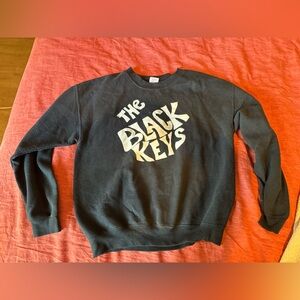 Gildan Black Crewneck THE BLACK KEYS BAND MERCH HOMEMADE